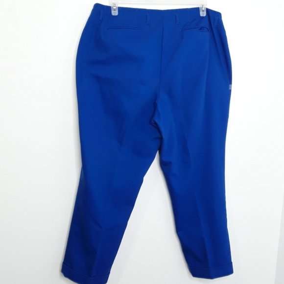 Lane Bryant Allie Royal Blue Cuffed Pants EUC sz 18 - Picture 4 of 9